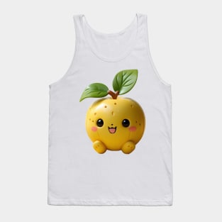 Happy Kawaii Yellow Apple Buddy Tank Top